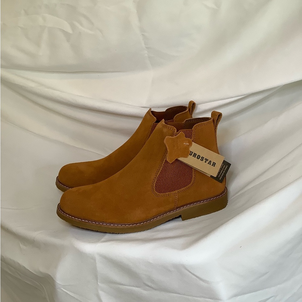 Eurostar Brown Suede Chelsea Boots